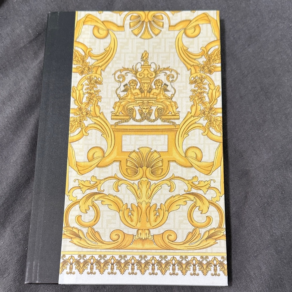 Fendi Versace - Fendace Gold and Black Ornate Journals - Picture 4 of 6